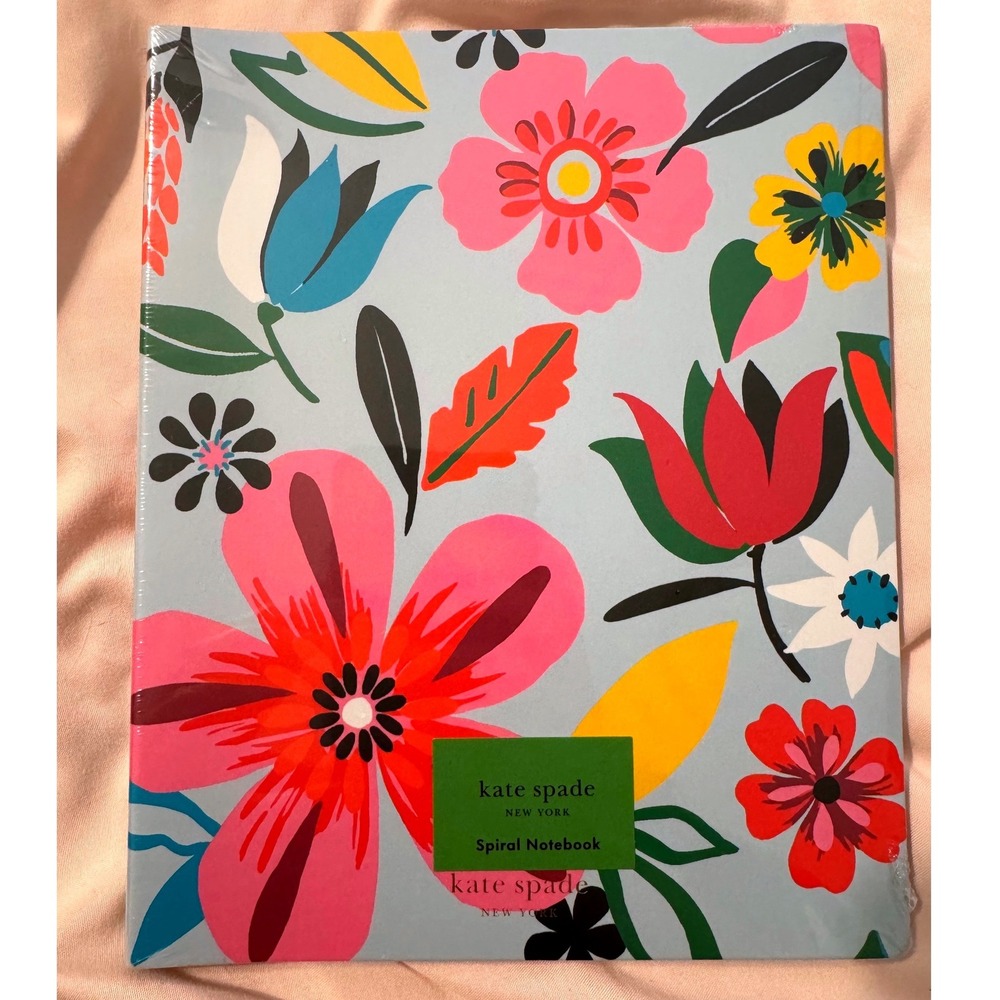 Kate Spade Safari Floral Concealed Spiral Notebook 112 Lined Pages